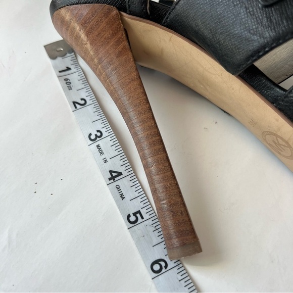 Michael Kors, McKenzie Black Women Heel Sandals Size 9 - Picture 9 of 12